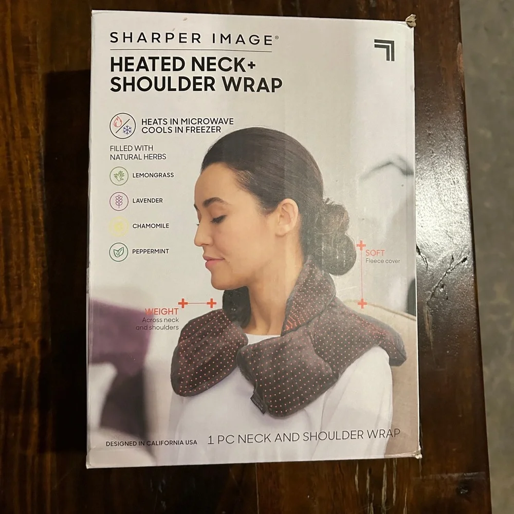 Sharper Image Heated Neck and Shoulder Wrap - Picture 1 of 1